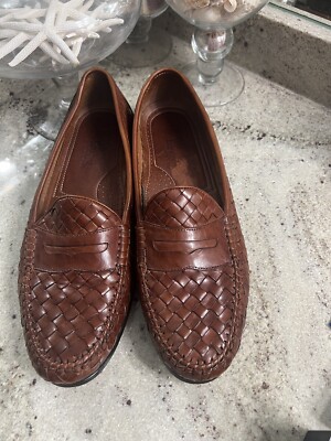Allen Edmonds Brown Woven Leather Penny Loafers Como Woven Penny Loafer | Men main image 4