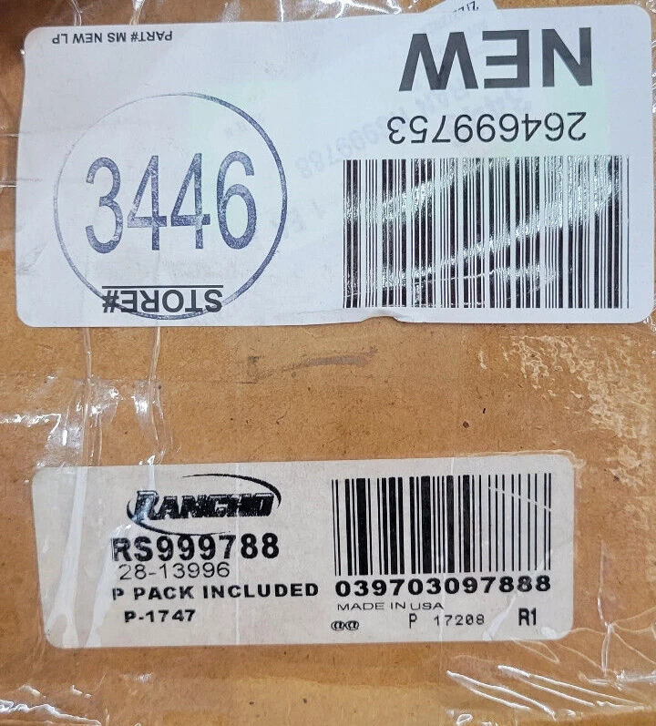 JUEGO DE 2 puntales de suspensión delanteros Rancho RS999788 para 06-08 Dodge Ram 1500 ^ Foto 2 de 2