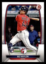 Bo Naylor 2023 Bowman #60 Cleveland Guardians BASEBALL ROOKIE *060