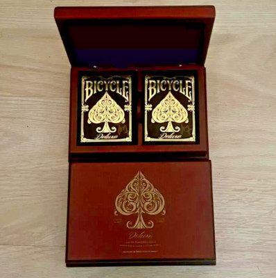 Bicycle Deluxe GILDED EDITION Spielkarten Set + Box Elite - nur 10 verfügbar!