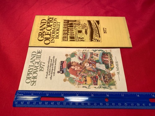 Vintage 1977 Opryland Show guide & Grand Ole Opry Information Booklet Brochure - Picture 8 of 9