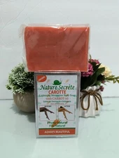 Nature Secret "CARROT" Skin Lightening Moisturizer Body Soap Bar, 12.35 oz. New