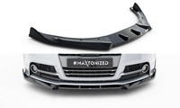 Maxton Design Frontlippe V.3 Passend FüR Audi TT S / TT S-Line 8J FL Schwarz Hoc