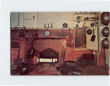 Postcard The Kitchen The Wadsworth Longfellow House Portland Maine USA
