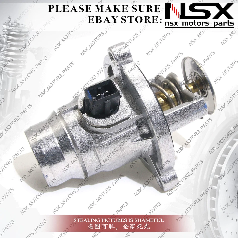OEM Aluminum Thermostat w/ Housing For BMW X6 X5 E53 E60 E63 E64 E65 E66 E70 E71 Foto 2 de 4