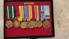 Vintage U.S. Military Officer Miniature Medal Bar – WWII / Korea Era –