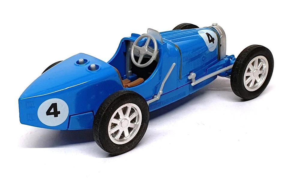 Matchbox Appx 10cm Long Y-11 - 1932 Bugatti Type 51 GP Race Car - Blue - Image 2 of 4