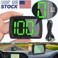 Gps Digital Speedometer Car Truck Motorcycle Head Up Display Odometer Hud Mph