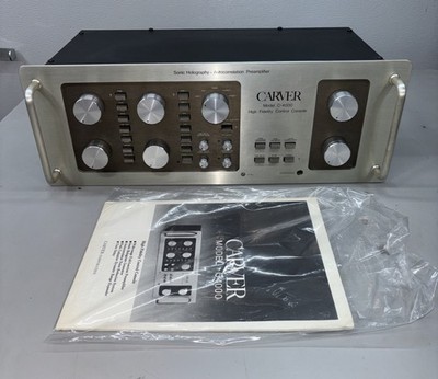 Carver C-4000 Sonic Holography Pre Amp - W/ Manual- Super Nice-Fully Functional
