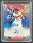 DERIK QUEEN 2025-26 TOPPS CHROME UPDATE HAVOC MARKS AUTO BLUE REFRACTOR RC /150