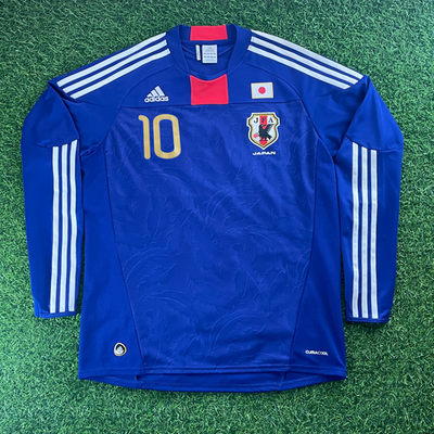 Shinji Kagawa Japan 2010 Official Long Sleeve Jersey Shirt Kit