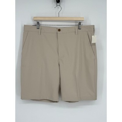 IZOD Golf Stonedust 38 Classic Fit Shorts Sun Control UPF-15 Wicking Mens