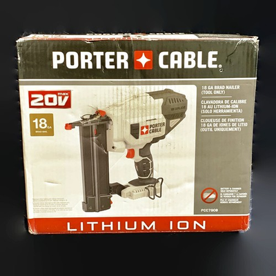 #ad PORTER CABLE PCC790B 20V MAX 20 Volt 18GA Cordless Brad Nailer TOOL ONLY $159.99
