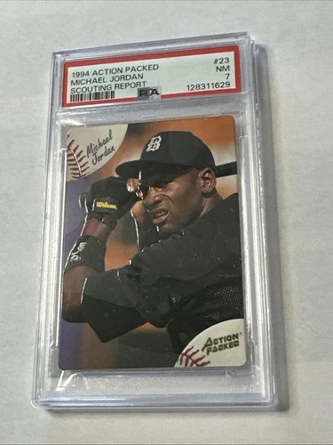1994 Action Packed Minors Michael Jordan #23 Graded PSA 7 NM