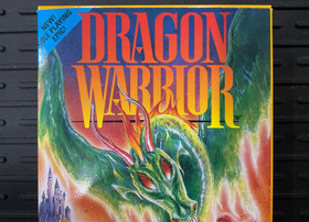 DRAGON WARRIOR - NINTENDO NES GAME 3 SCREW COMPLETE W/ BOX & STYROFOAM