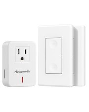 DEWENWILS Wireless Remote Wall Switch and Outlet, Plug in Remote Control Outlet