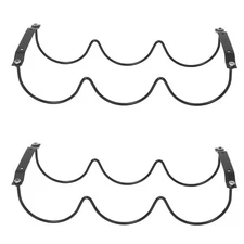  2 PCS Creative Wrought Wine Stand Bottle Holder Bar Counter Rack Organizer