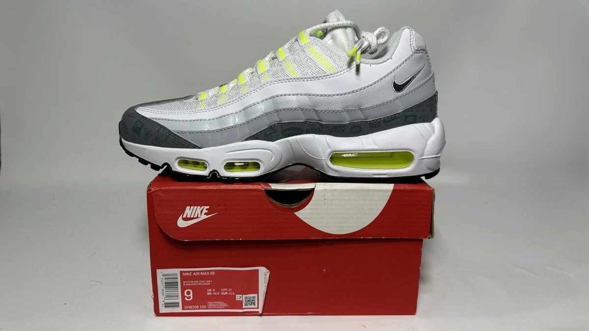 Nike Air Max 95 Logos Pack - White Neon | eBay