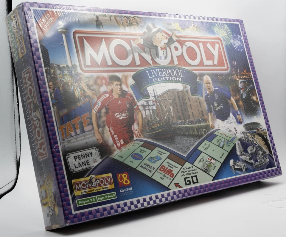 Raro Juego de Mesa Liverpool Monopoly Edición Limitada - Sellado de Fábrica Foto 2 de 4