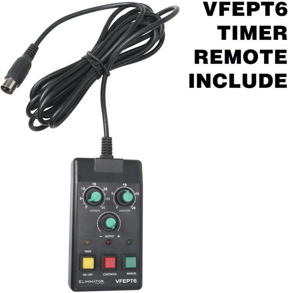 Eliminator Lighting VF1600 EP 1650W Mobile DMX Fog Machine with Remote - Image 4 of 4