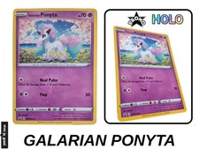 Pokémon TCG Galarian Ponyta SWSH013 Holo Promo Card