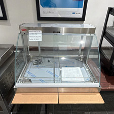 The Broaster Company GRCD-2P Curved Glass Countertop Heated Display, 2 Shelves