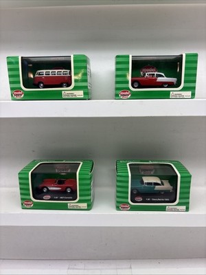 1:87 HO DIE CAST METAL by Model Power Minis Corvette, BelAir s, And A VW Bus