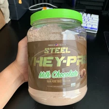 Steel Supplements WHEY-PRO Protein Powder Milk Chocolate 25 Servings (Brand New)