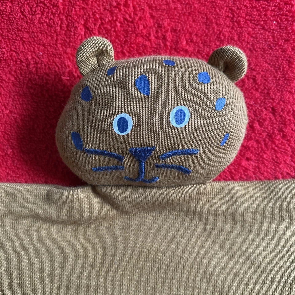 🇫🇷 Doudou Lange Tigre Lion Chat Marron BOUT’CHOU MONOPRIX NEUF - Photo 2/4