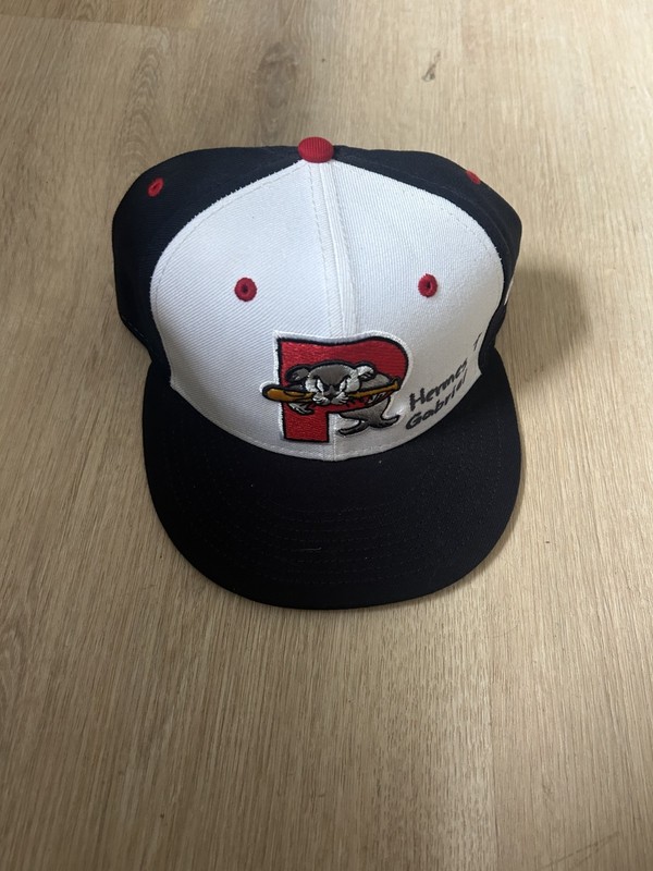 Matthew Lugo Game Used Worn Portland Sea Dogs Hat 7 3/8