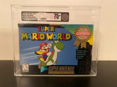 Super Mario World Players Choice Sealed Graded - VGA 75+ - Super Nintendo (SNES) - Bild 1 von 4