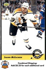 Shawn McEachern Young Guns 1992-93 Upper Deck #565 Pittsburgh Penguins