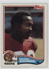 1982 Topps Freddie Solomon #492 17vs