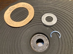 GARRARD TYPE A Laboratory TURNTABLE Rim & Platter Precision Balanced w/Mat, Etc.