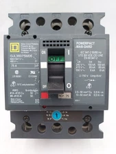 SQUARE D GJL36075M06 Circuit Breaker 75A 3P 600V Mag-Gard 75 Amp 3 POLES