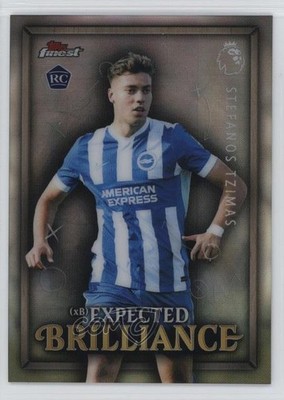 2025-26 Topps Finest Premier League xB Expected Brilliance Stefanos Tzimas 13ql
