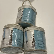 Outdoor Decor Escape Sheer Grommet Panel Curtain For Outdoor Living Ivory