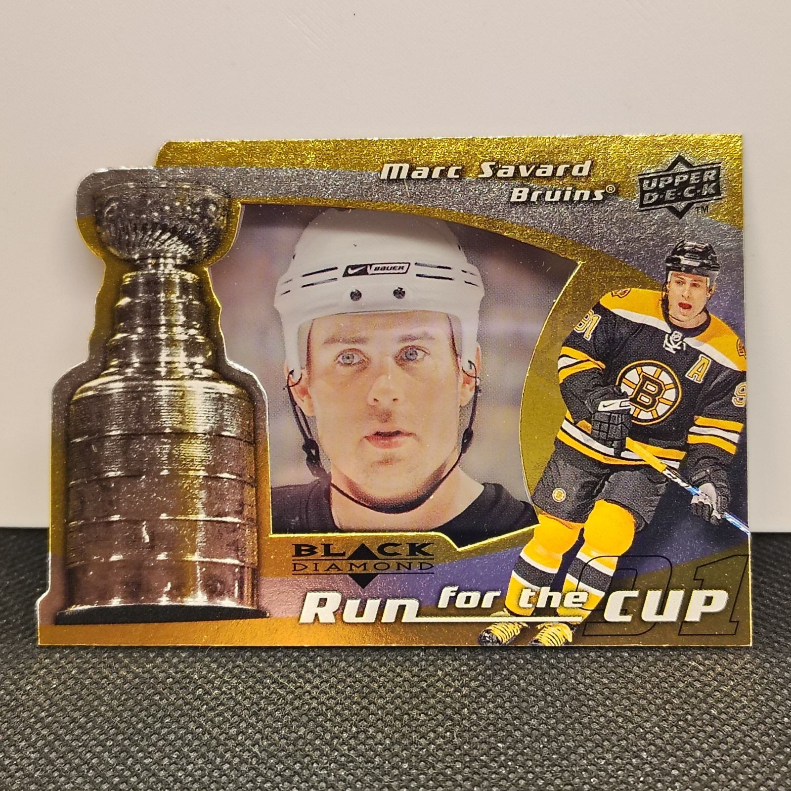 Marc Savard 2008-09 Upper Deck Black Diamond - Run for the Cup #CUP3 - #/100