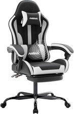 Gaming Chair Ergonomic Computer Chair with Footrest and Lumbar Support PC Chair
