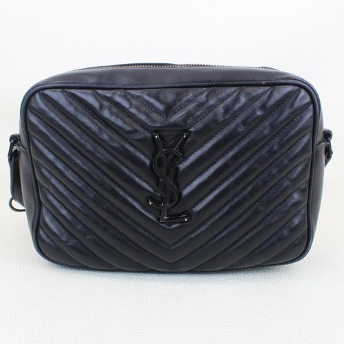 Saint Laurent Matelassé Monogram Lou Camera Bag