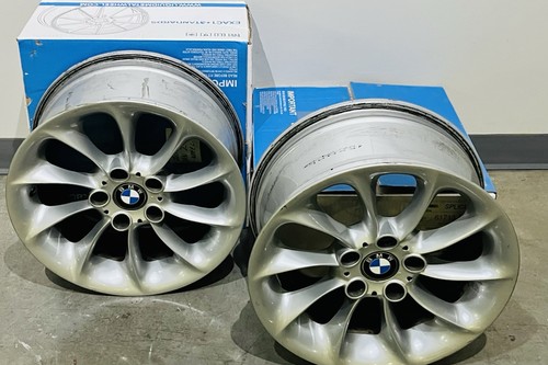 Silver BMW 106 "Turbine" alloy wheels for BMW Z4 (E85/E86) 2003 and 2008. - Picture 10 of 24