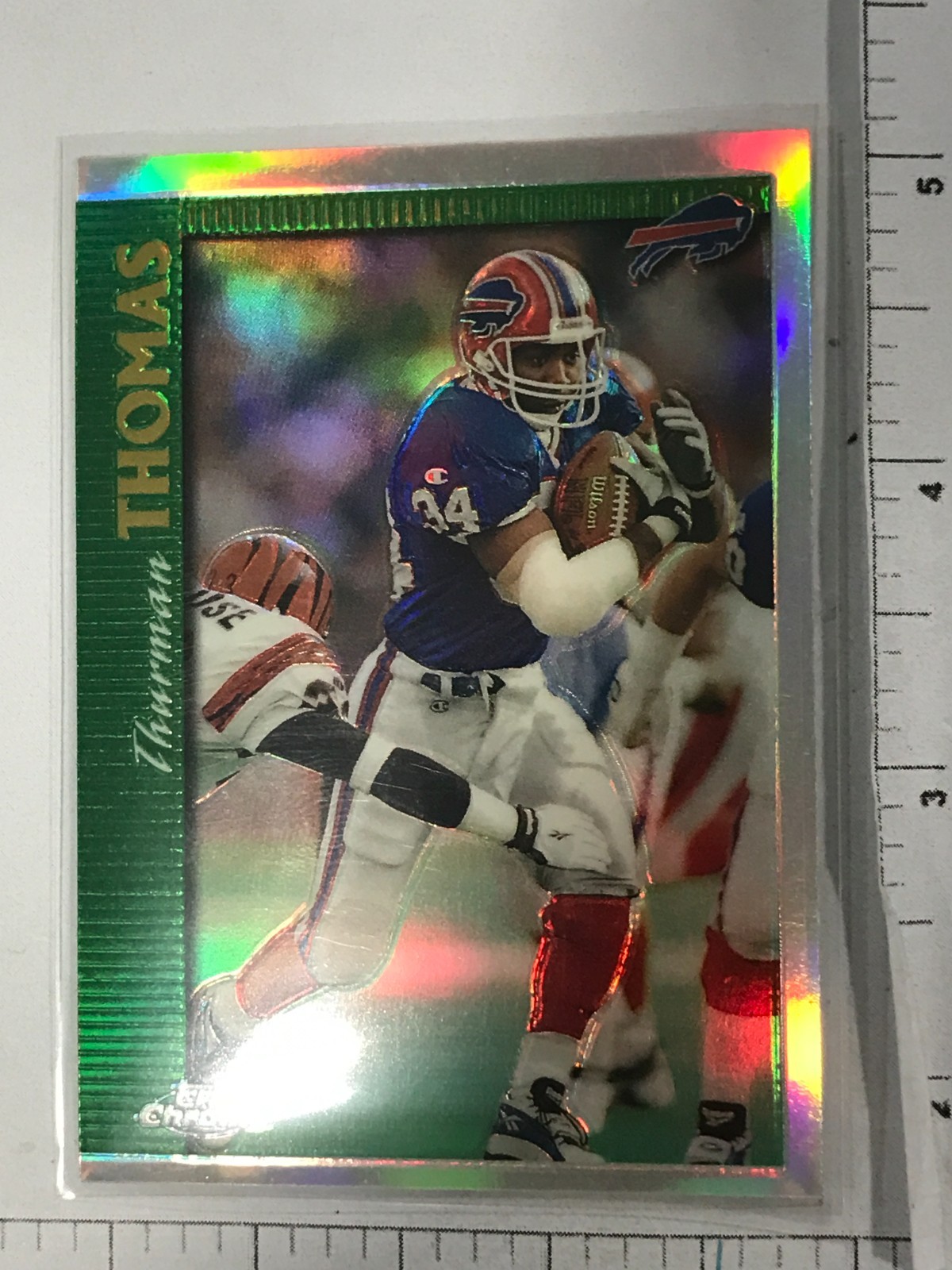 1997 Topps Chrome Refractor #31 Thurman Thomas Buffalo Bills