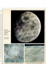 Orig. NASA PUBLICITY Photo APOLLO 8 VIEW OF THE MOON FROM SPACE MSCL-26