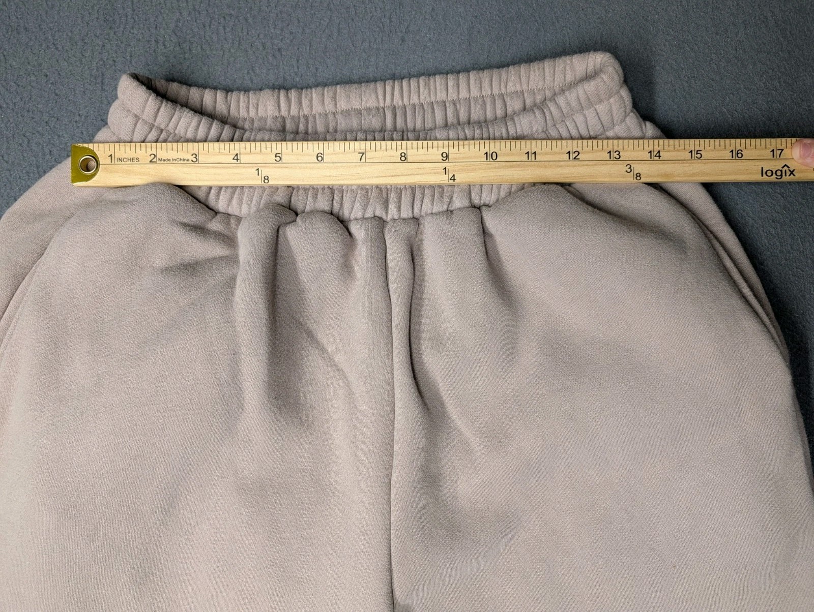 Comfrt Travel Essentials Jogger Sweatpants Unisex Size Medium Bark