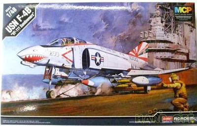 ACADEMY AM12232 1/48 F-4B VF-111 Sundowners MCP Plastic Model