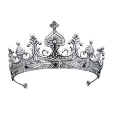 8.5cm Tall Classical Design Tiara Crown Wedding Queen Princess For Women