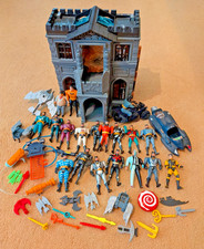 BATMAN The ANIMATED Series Wayne Manor Batcycle Figures Large Lot Penguin loose