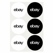 200 pcs of 2-Color, Round eBay-Branded Sticker  stickers  labels  3” x 3” new 