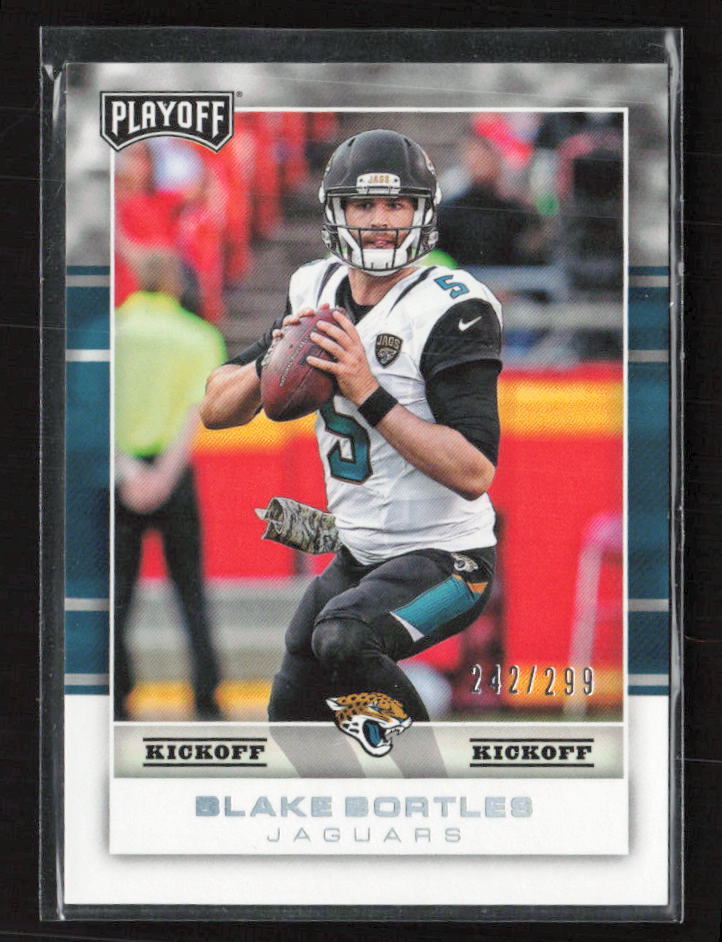 2017 Panini Playoff #39 Blake Bortles Kickoff #/299 Jacksonville Jaguars (S)