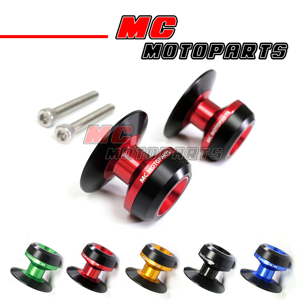 Red Twall CNC Swingarm Spools 6mm For Triumph DAYTONA 675 0610 09 08